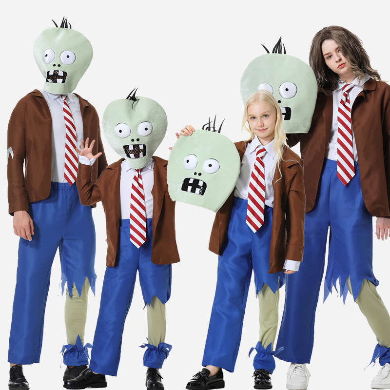 Plant Parent Vs Plantin - Parent-Child Matching Halloween Plant VS Zombie