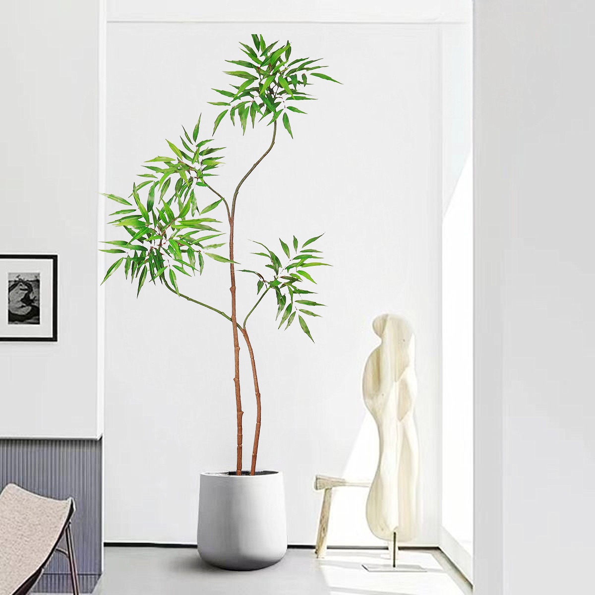 130-160CM Artificial Banyan Tr - Fiddle Leaf Fig ulasan dan harga