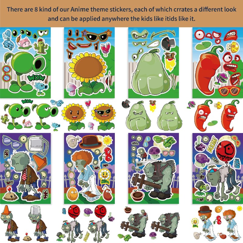 Plants Vs. Zombies Cute Cartoo - Plant Parent Vs Plantin ulasan dan harga