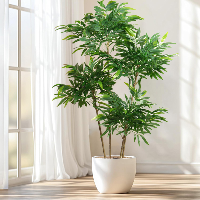 80-180cm Large Artificial Bamb - Fiddle Leaf Fig ulasan dan harga