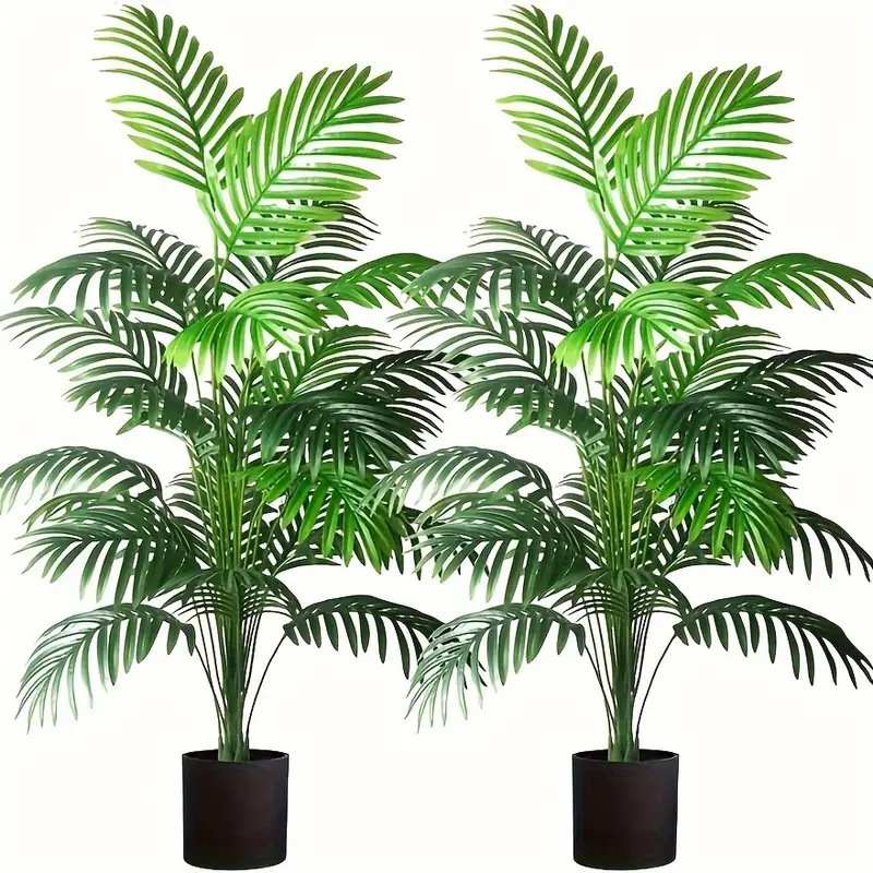 24 Leaves Areca Palm Artificia - Fiddle Leaf Fig ulasan dan harga