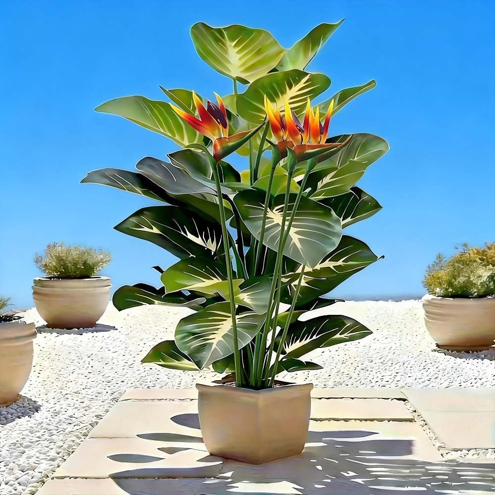 Artificial Bird of Paradise an - Fiddle Leaf Fig ulasan dan harga