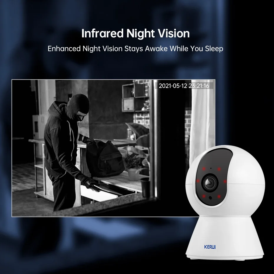 KERUI 5MP 8MP 4K HD WiFi IP Ca - Eufy Camera E220 ulasan dan harga
