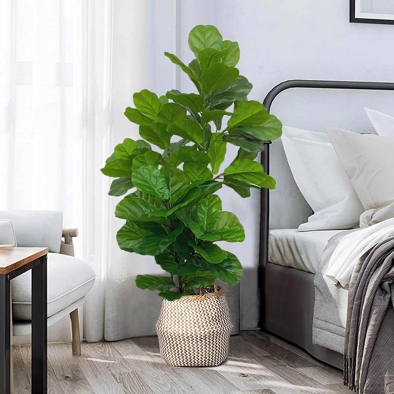 23-41in Artificial Ficus Tree  - Fiddle Leaf Fig ulasan dan harga
