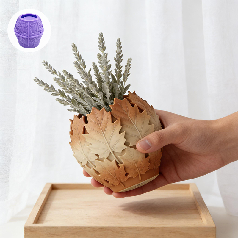 Leaves-shaped silicone art mol - Fiddle Leaf Fig ulasan dan harga
