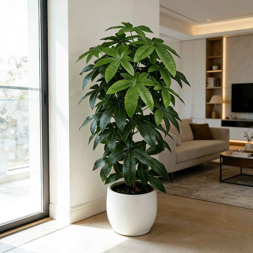 An Artificial Money Tree Pachi - Fiddle Leaf Fig ulasan dan harga